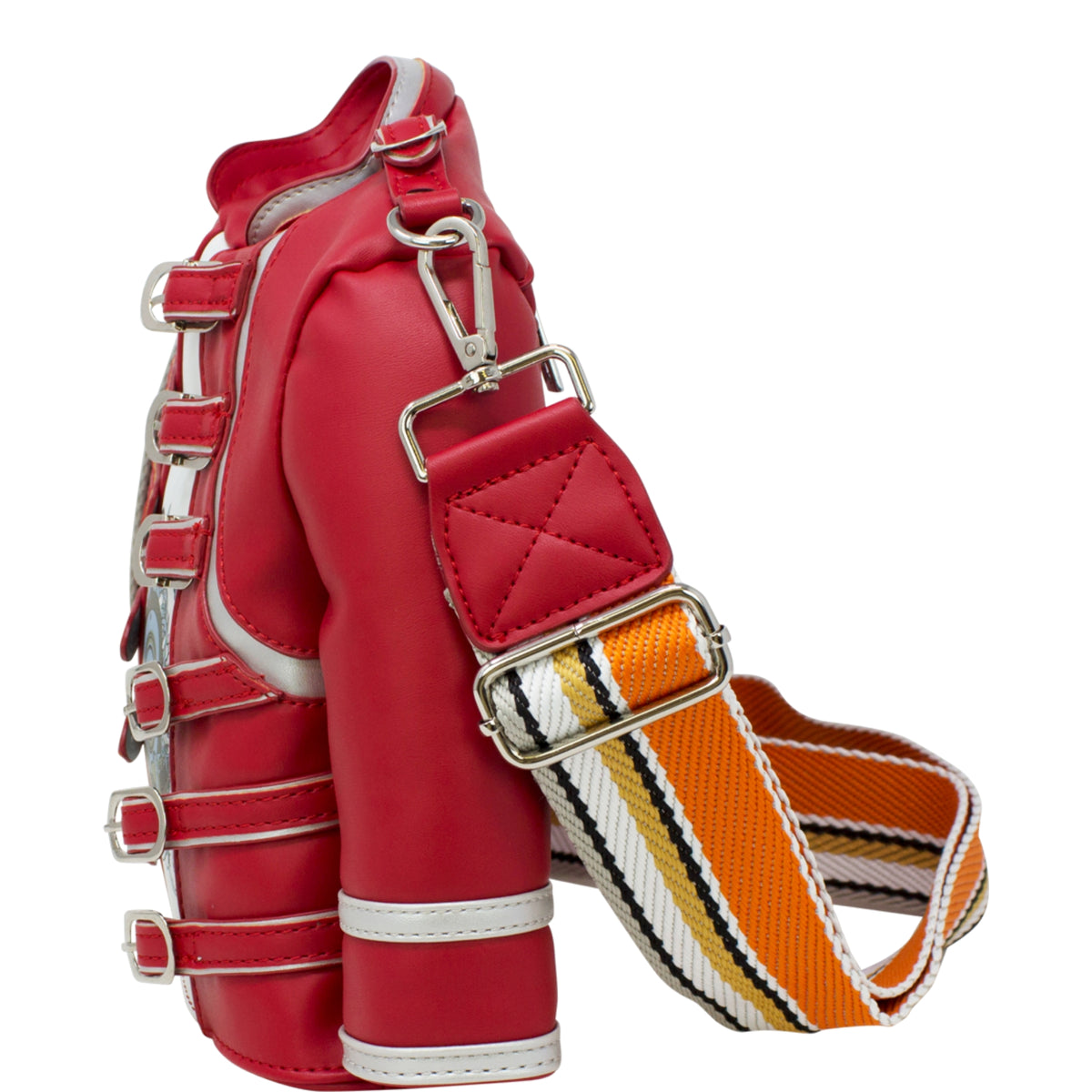 Red Military-style tunic Inspired Rock n Roll Cross Body Bag