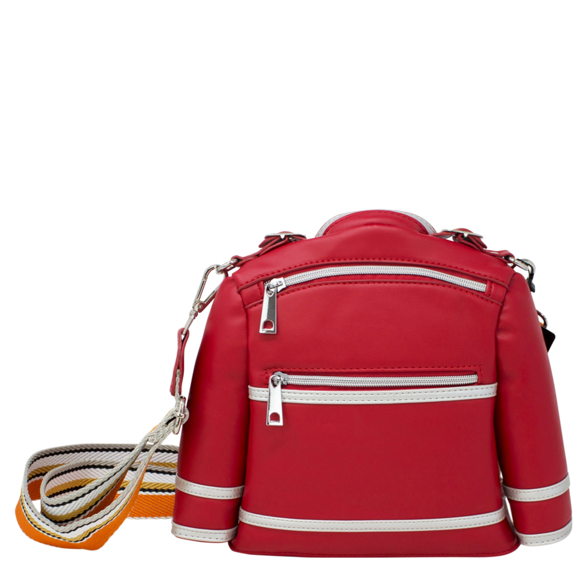 Red Military-style tunic Inspired Rock n Roll Cross Body Bag