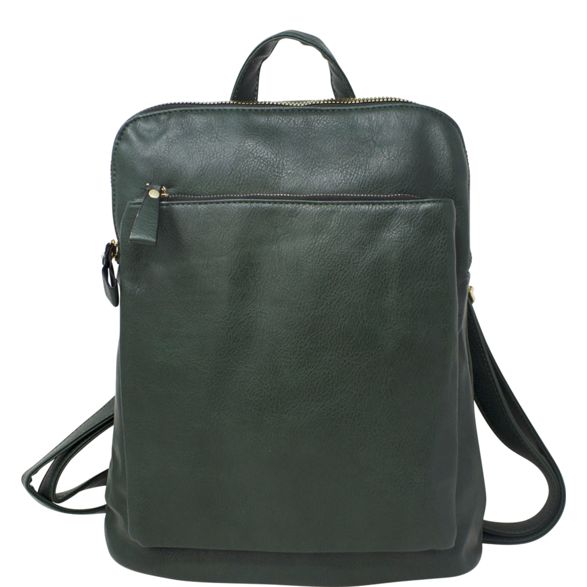 Vegan Faux Leather Simple Minimalistic Back Pack