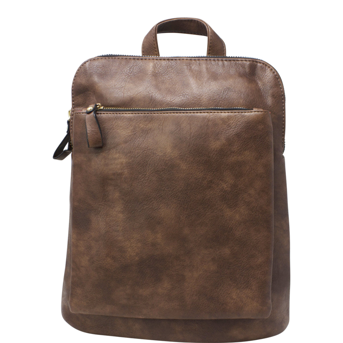 Vegan Faux Leather Simple Minimalistic Back Pack