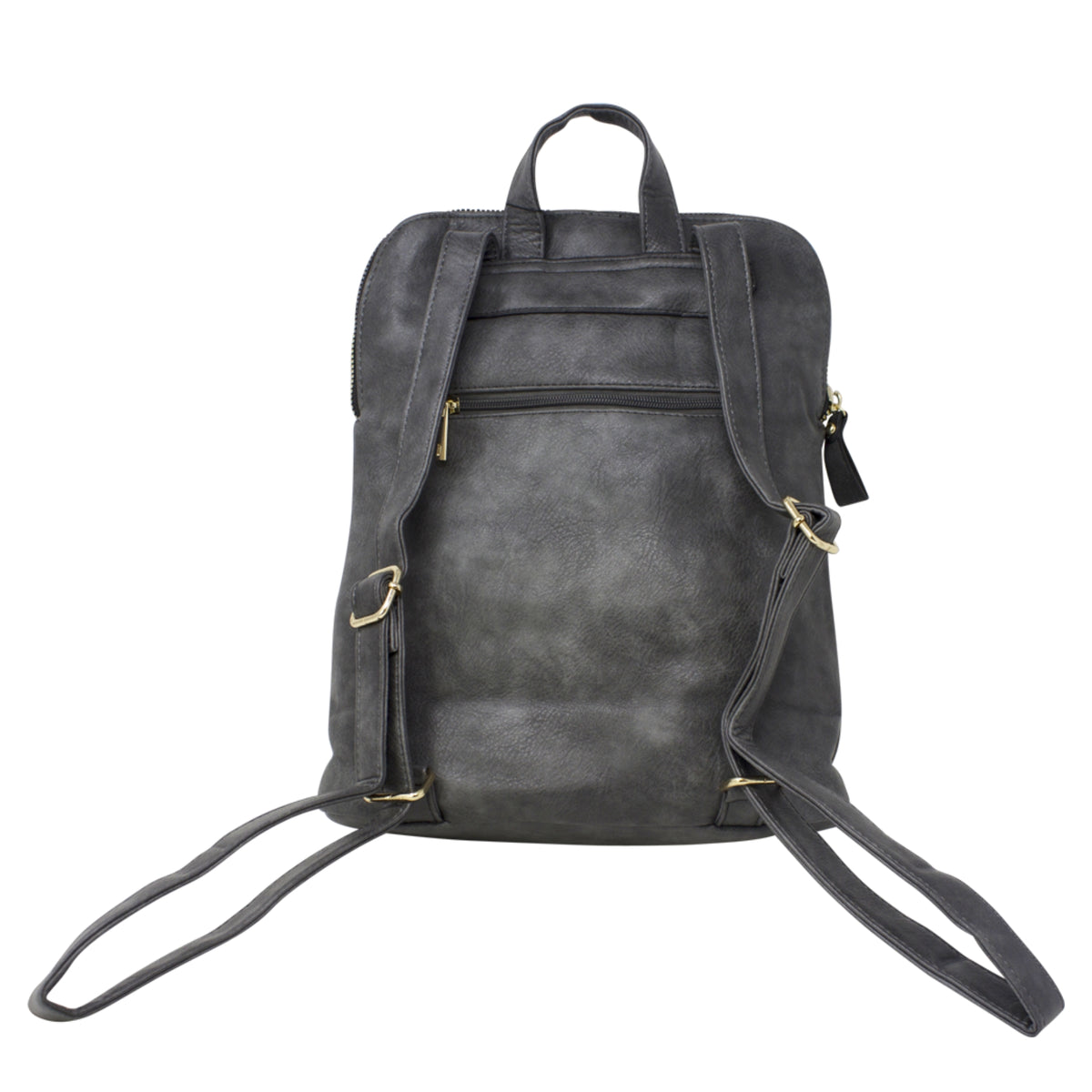 Vegan Faux Leather Simple Minimalistic Back Pack