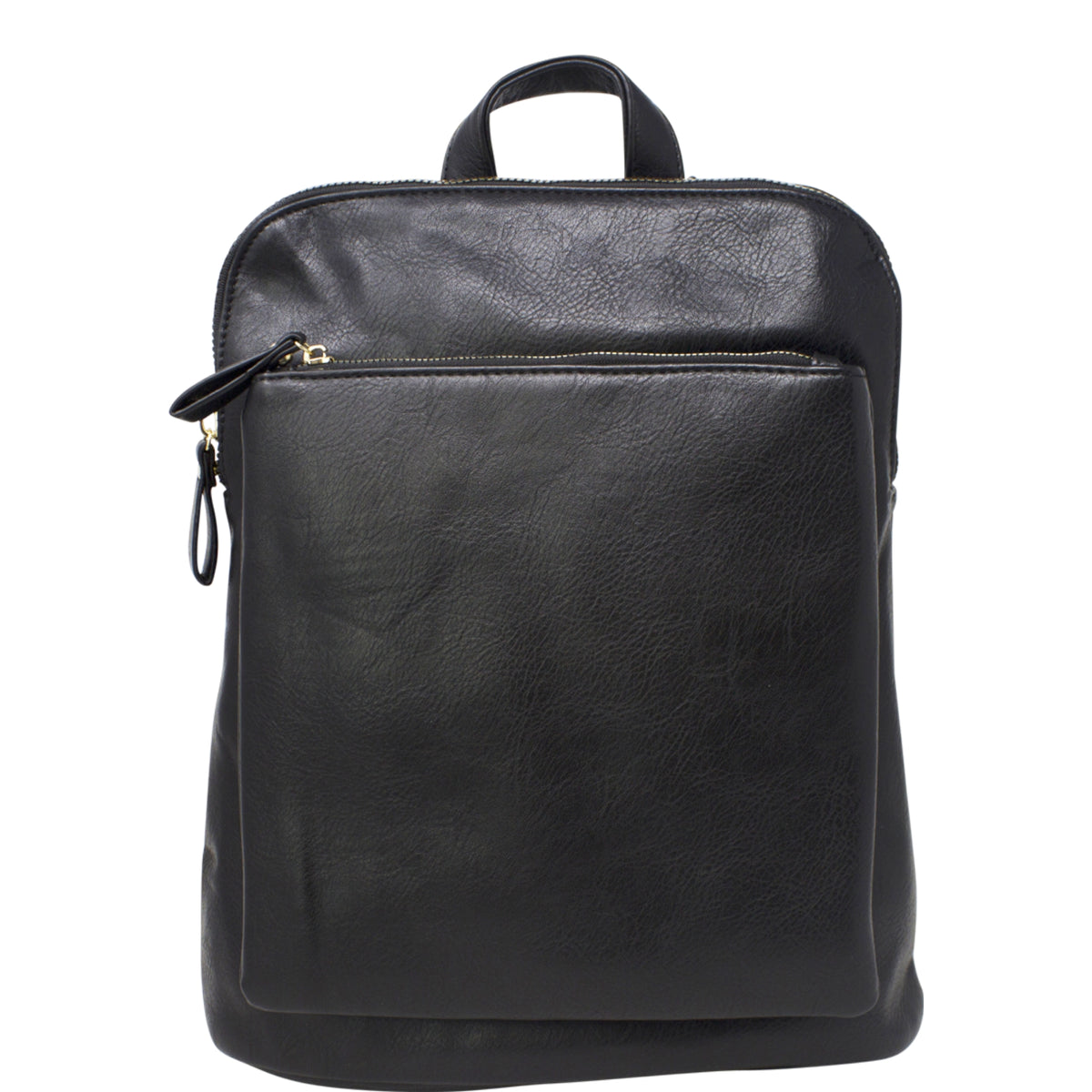Vegan Faux Leather Simple Minimalistic Back Pack