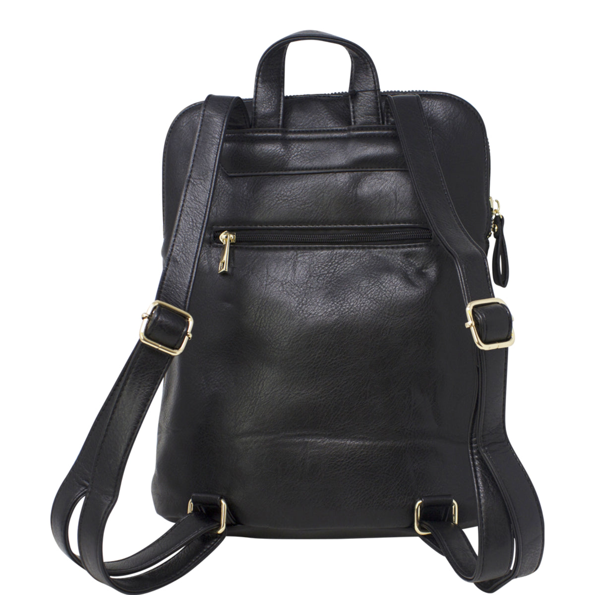 Vegan Faux Leather Simple Minimalistic Back Pack