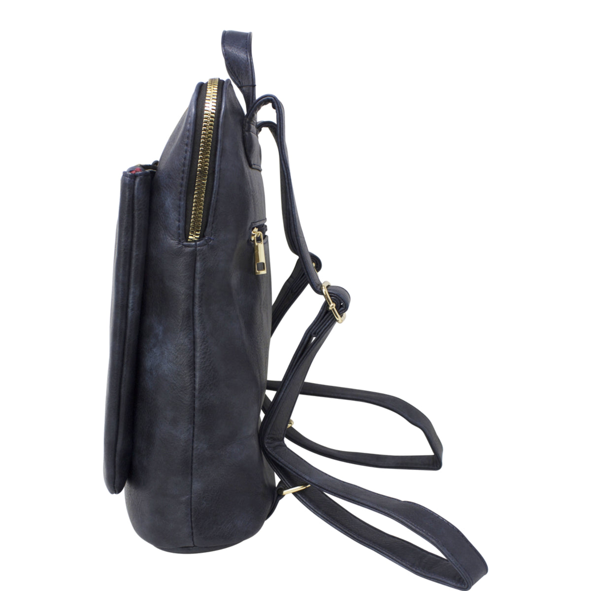 Vegan Faux Leather Simple Minimalistic Back Pack
