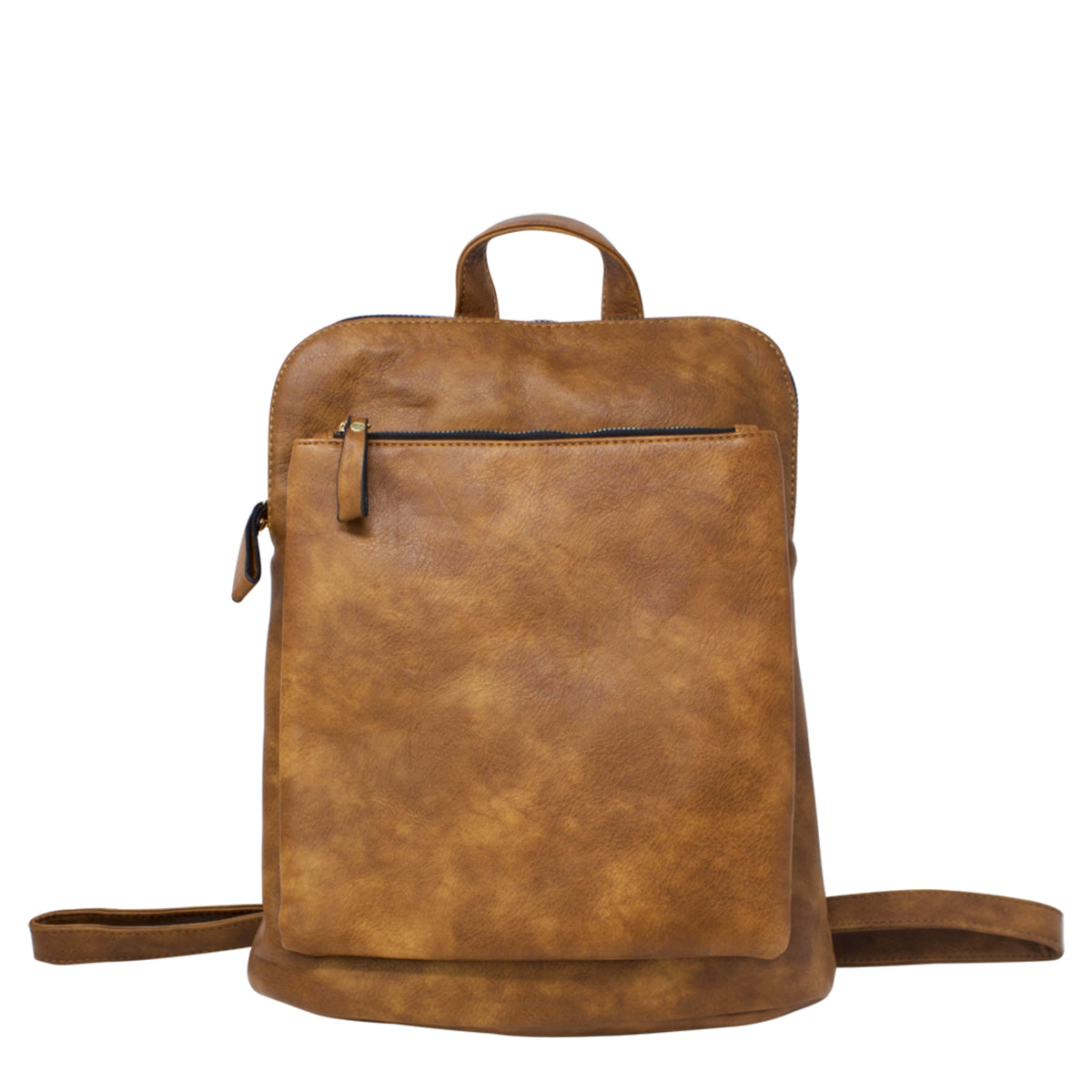 Vegan Faux Leather Simple Minimalistic Back Pack