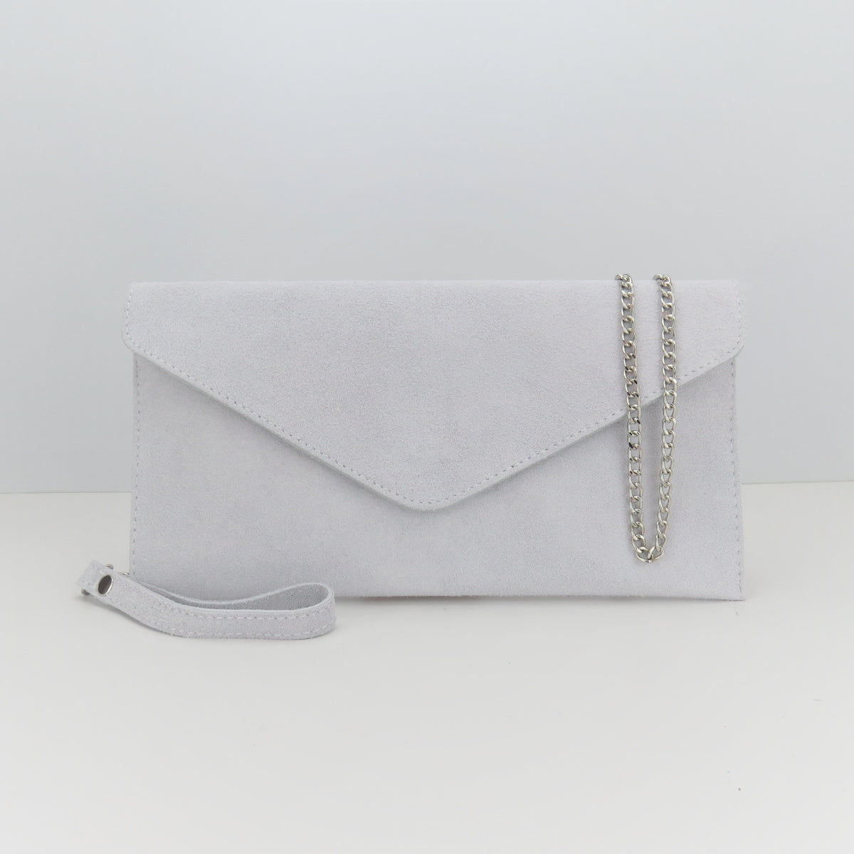 Moonstone Envelope Clutch Bag with chain strap