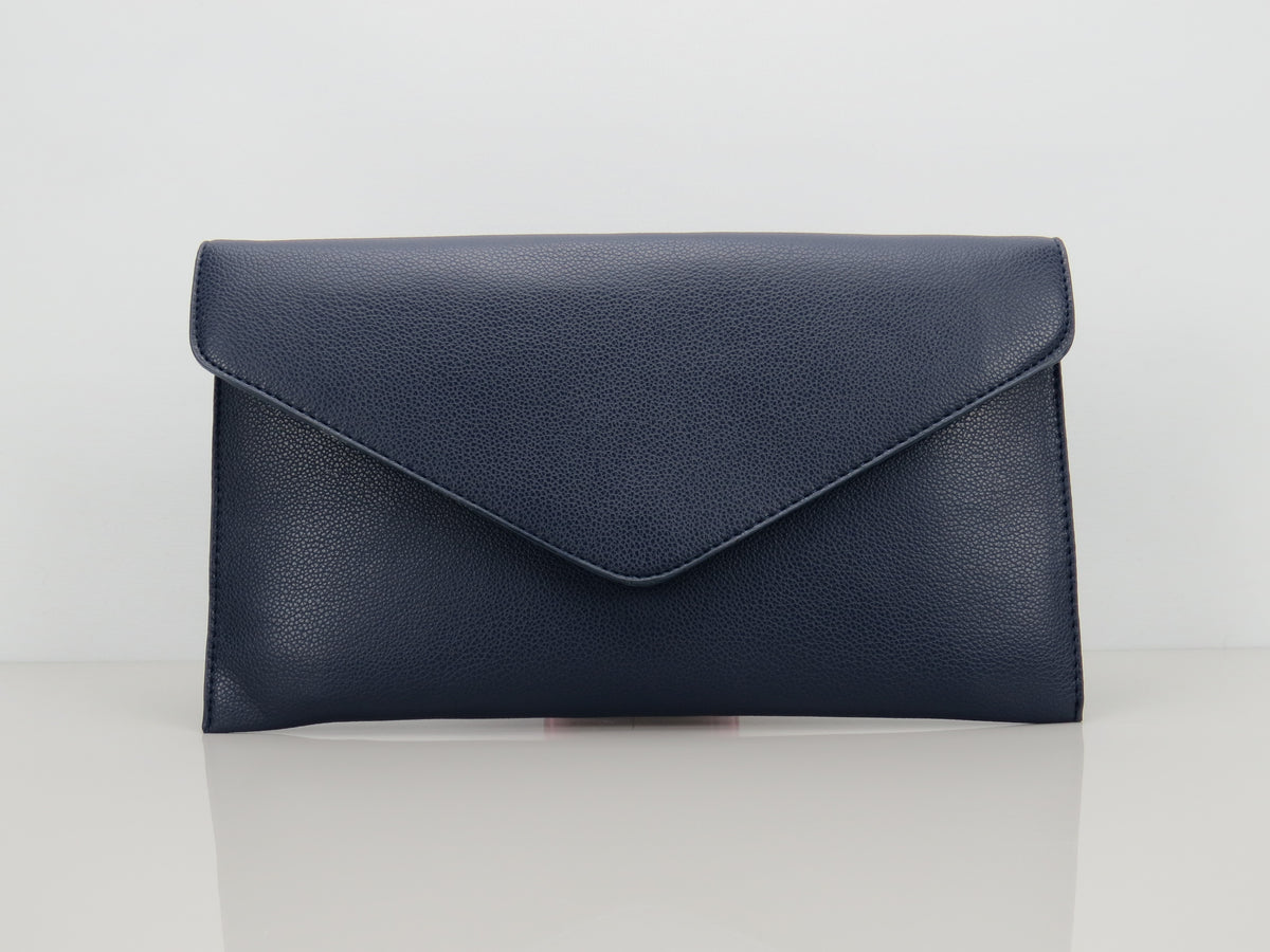 JustBagzz Original Vegan Friendly Leather Red Evening Clutch Bag