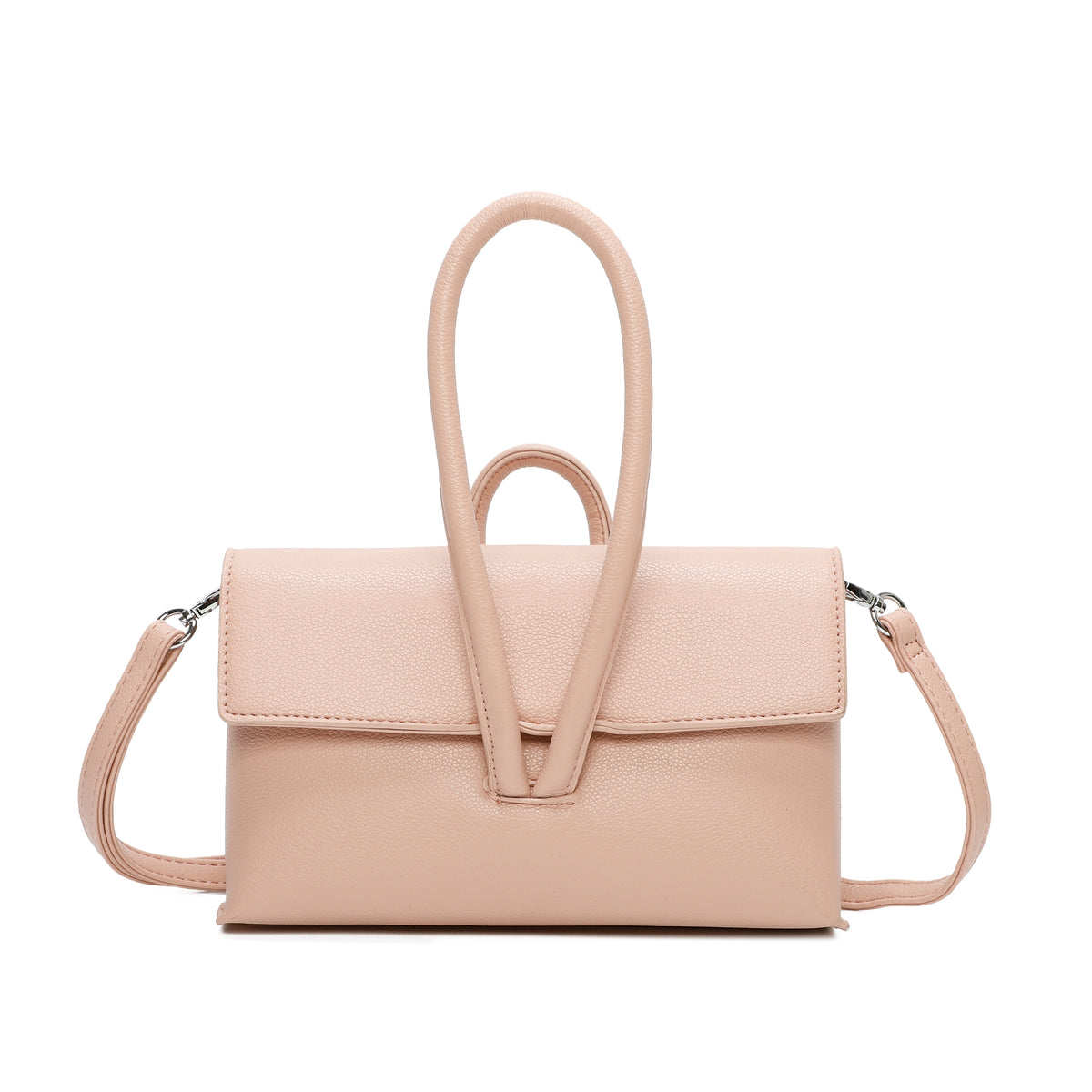 Stylish Crossbody Handbag Eco Friendly Vegan Faux Leather