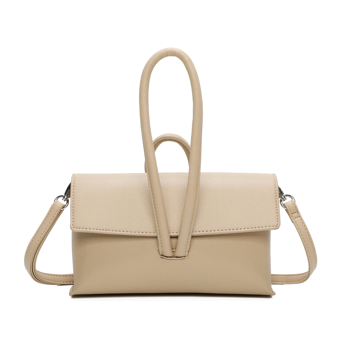 Stylish Crossbody Handbag Eco Friendly Vegan Faux Leather