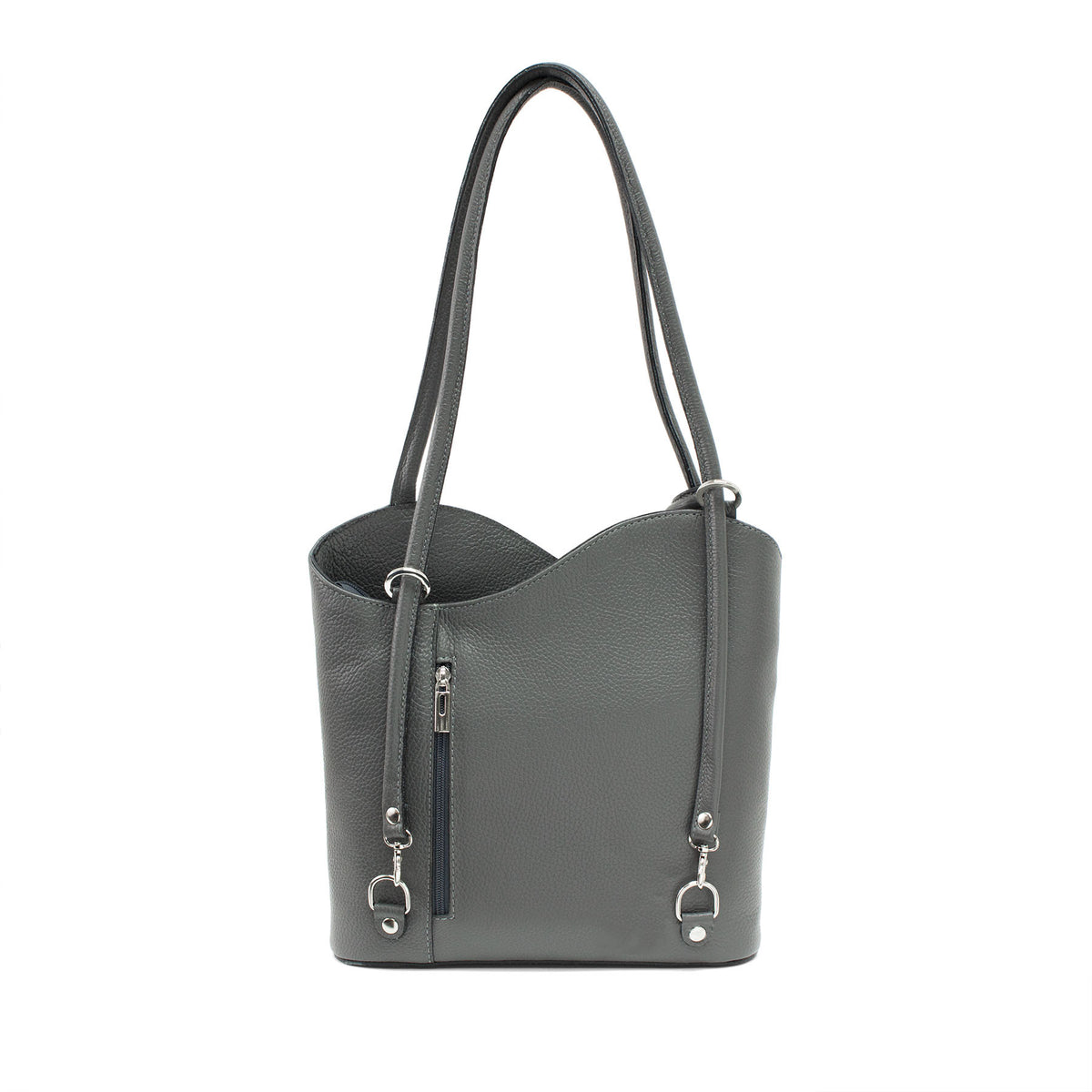 Dark Grey Shoulder Bag Convertable to Backpack