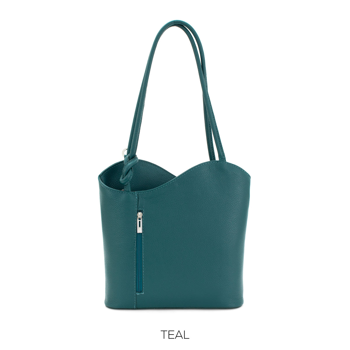 Teal Shoulder Bag Convertable to Backpack