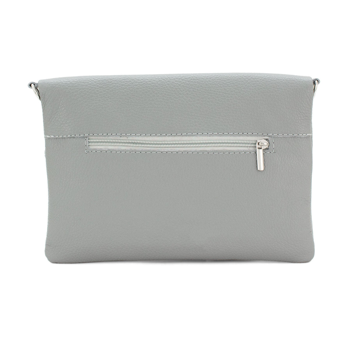 Real Genuine Plain Leather Italian Elegant Clutch Bag Crossbody Ladies Shoulder Bag Spring/Summer Wedding Parties Evening Bag Made in Italy