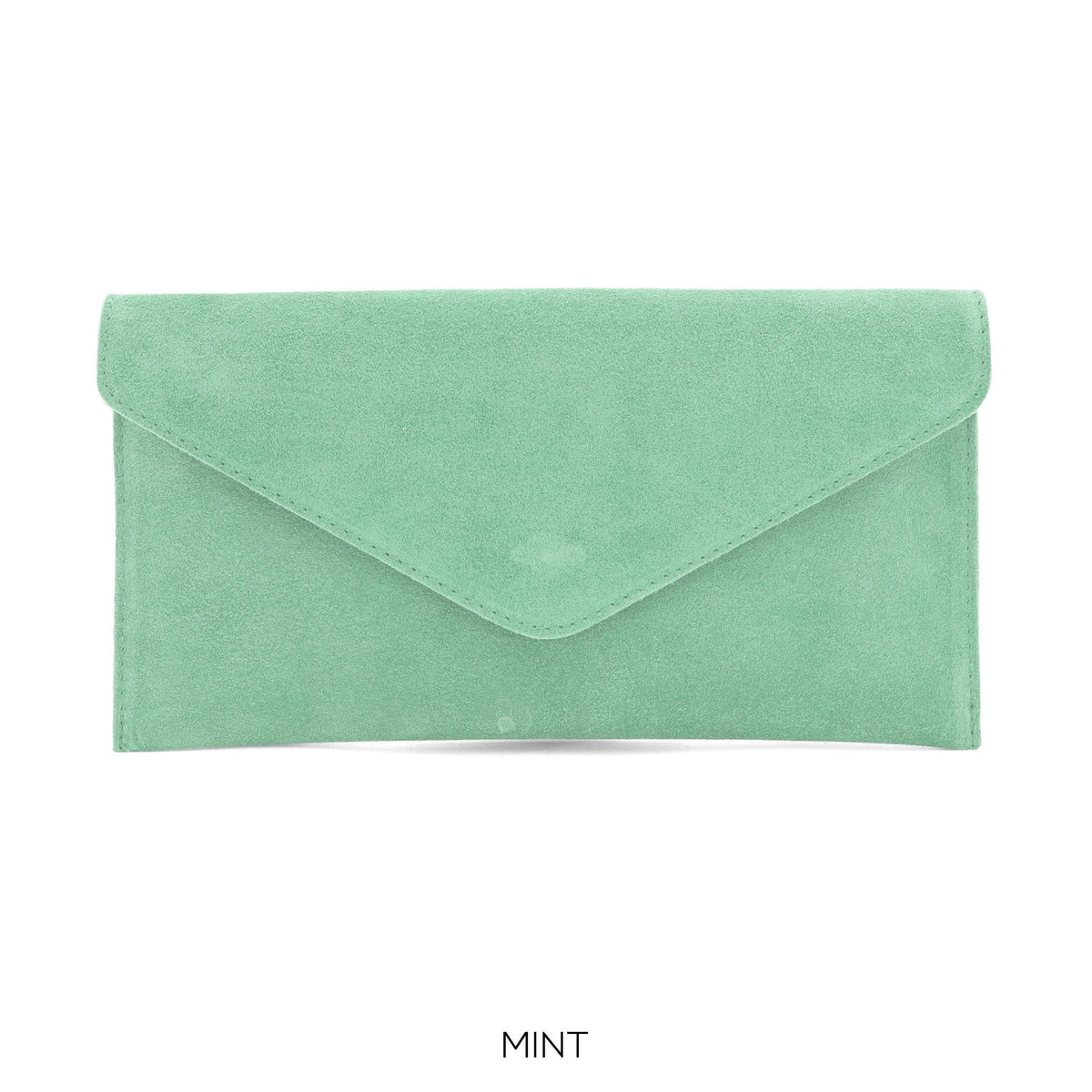Mint Green envelope clutch bag