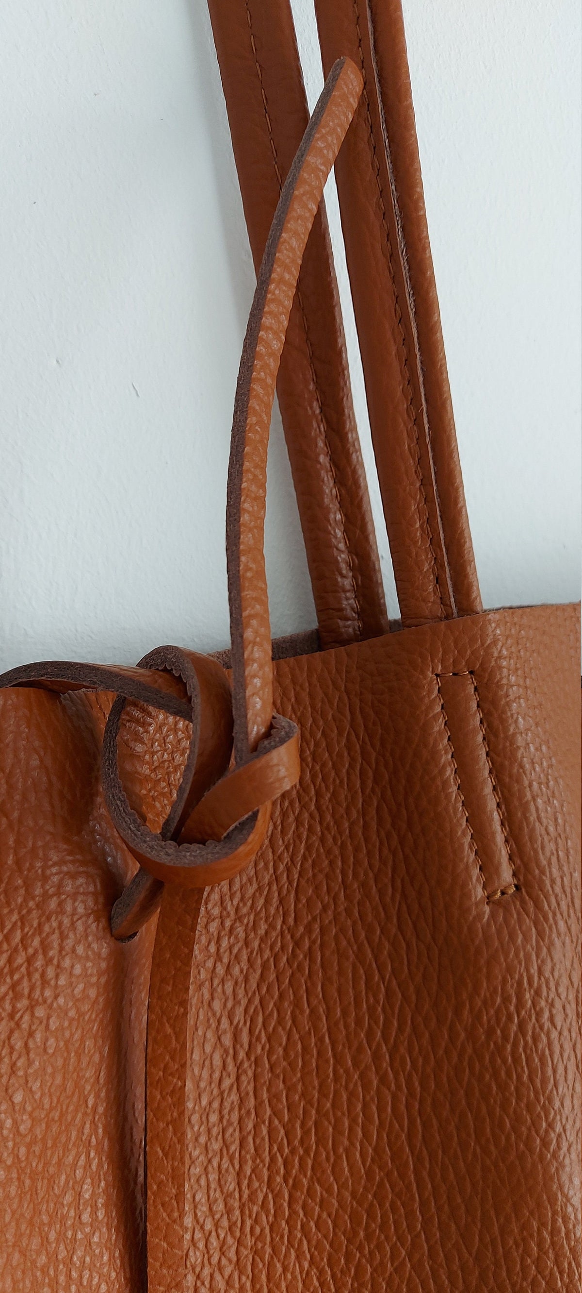 Black Genuine Leather Shopper Bag Large Leather Tote Bag