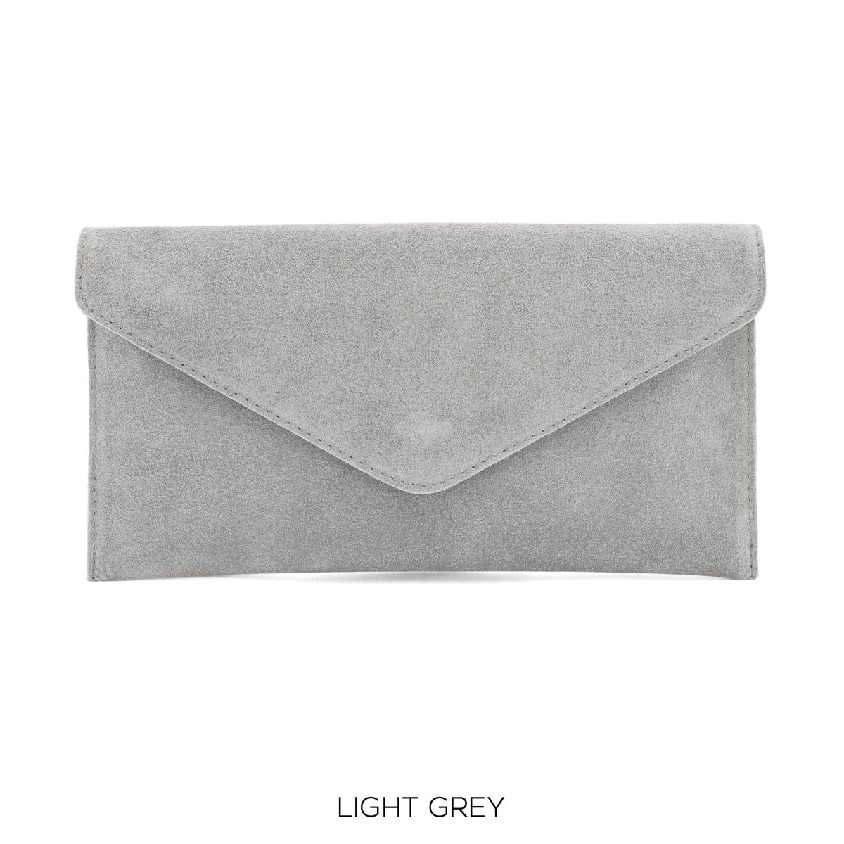 Light Grey envelope clutch bag