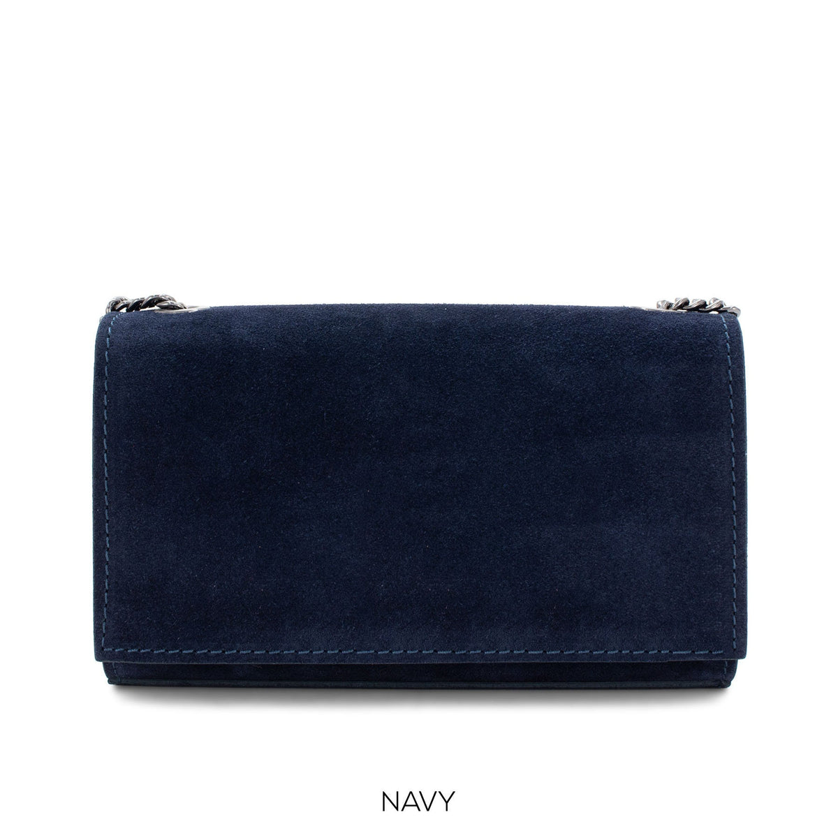 Genuine Suede Leather Small Crossbody Bag
