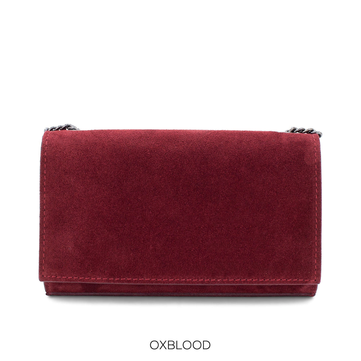 Genuine Suede Leather Small Crossbody Bag