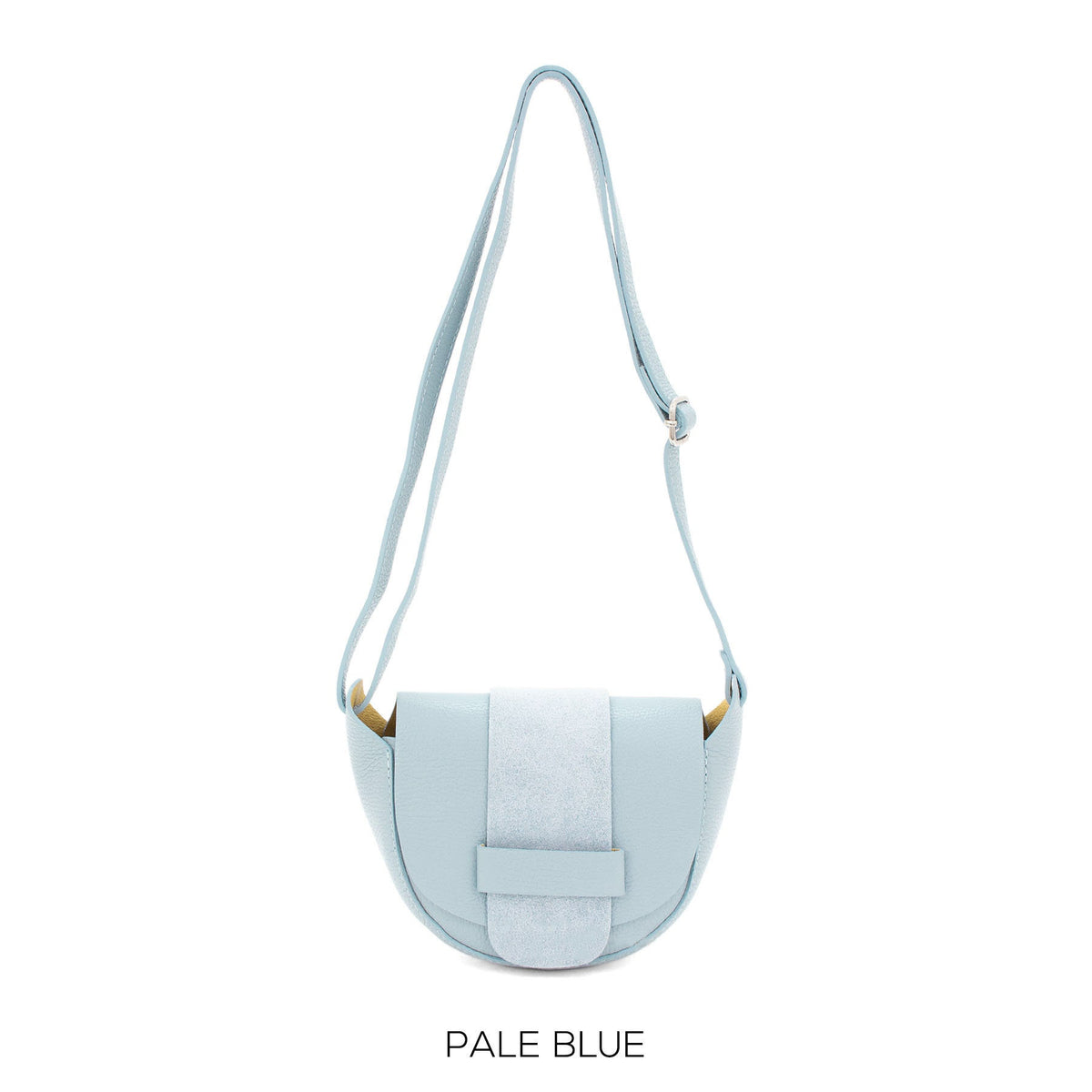 Genuine Leather Italian Elegant Leather & Suede Half Moon Crossbody Bag Shoulder Bag Crossbody Handbag Gift For Her Valentines Small Handbag