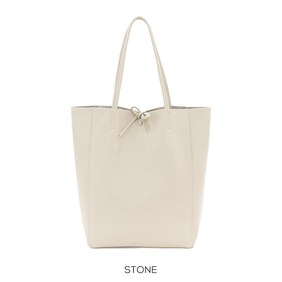Ivory Cream Genuine Leather Shopper Bag Large Leather Tote Bag