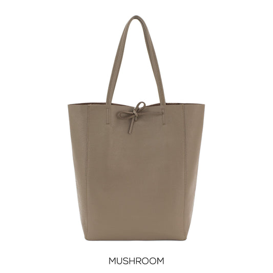 Brown Genuine Leather Shopper Bag Large Leather Tote Bag