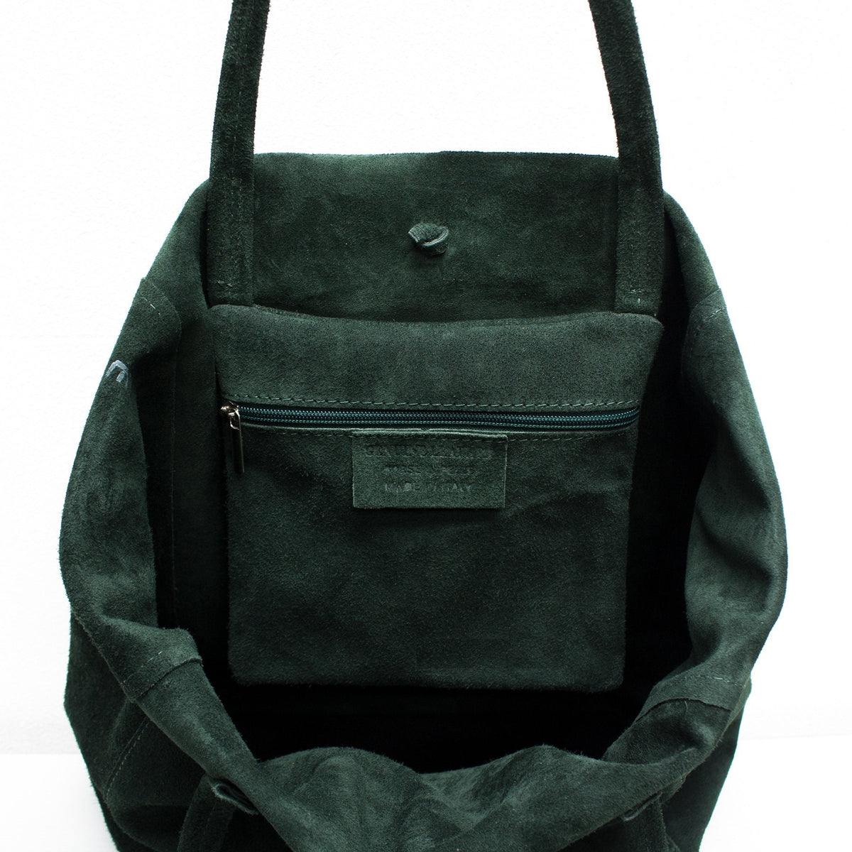Genuine Suede Leather Shopper Bag