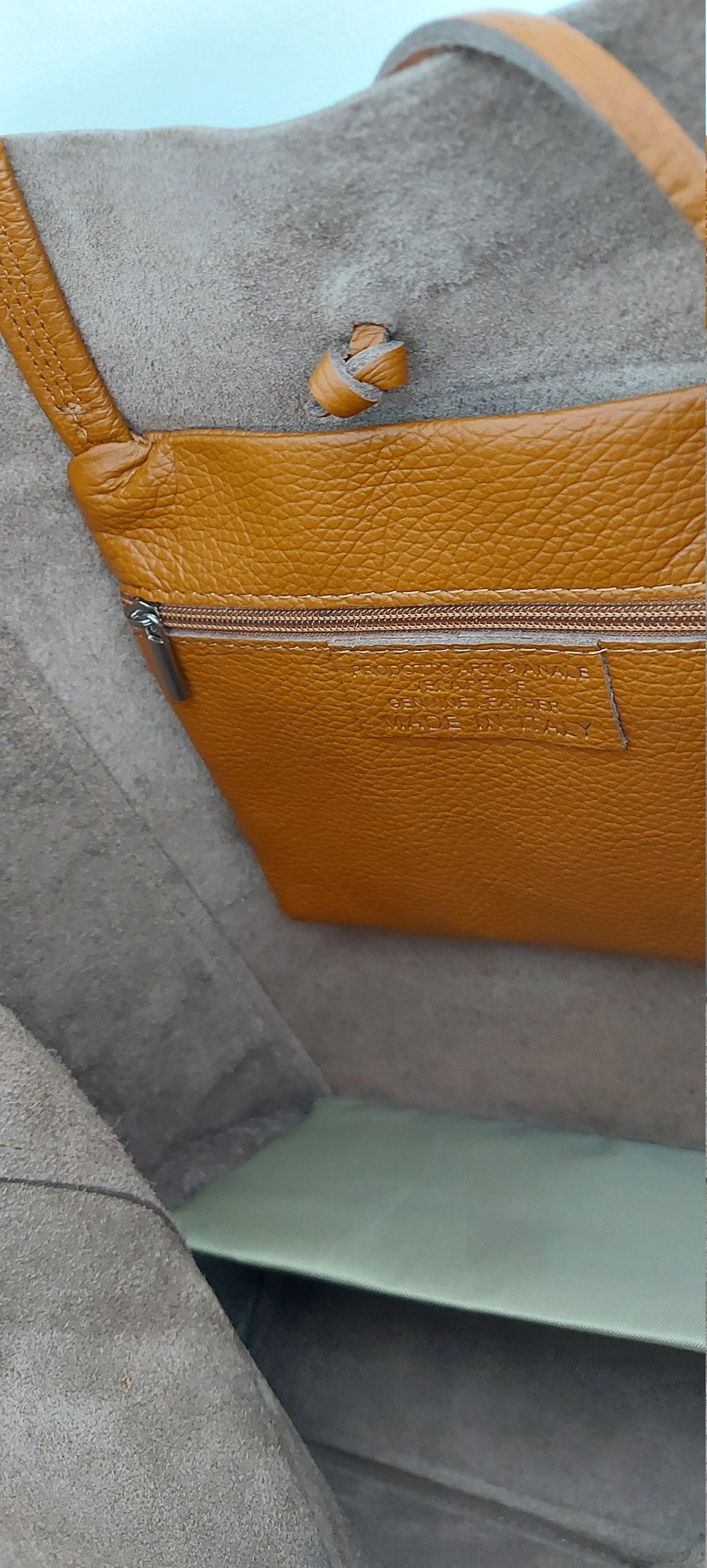 Ivory Cream Genuine Leather Shopper Bag Large Leather Tote Bag