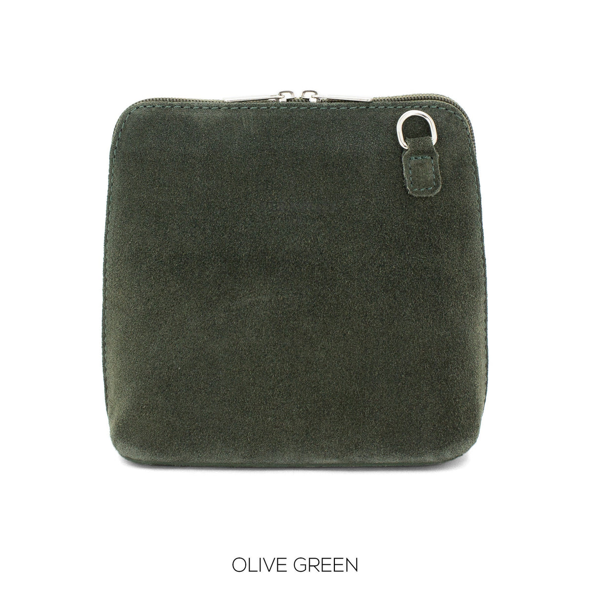 Genuine Suede Leather Crossbody Bag VERA PELLE Real Italian Suede Leather Small Crossbody Shoulder Bag Suede Bag Cute Crossbody Elegant Bag