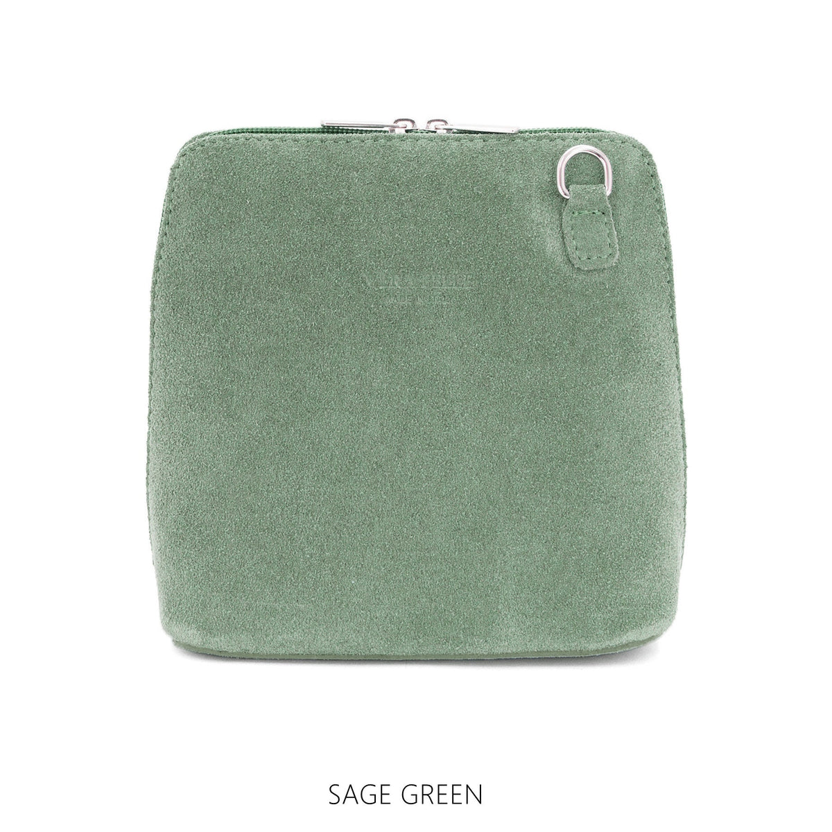Genuine Suede Leather Crossbody Bag VERA PELLE Real Italian Suede Leather Small Crossbody Shoulder Bag Suede Bag Cute Crossbody Elegant Bag