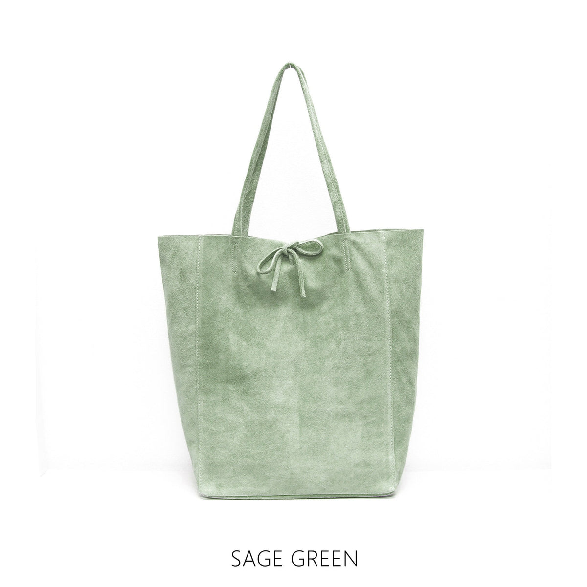 Genuine Suede Leather Shopper Bag