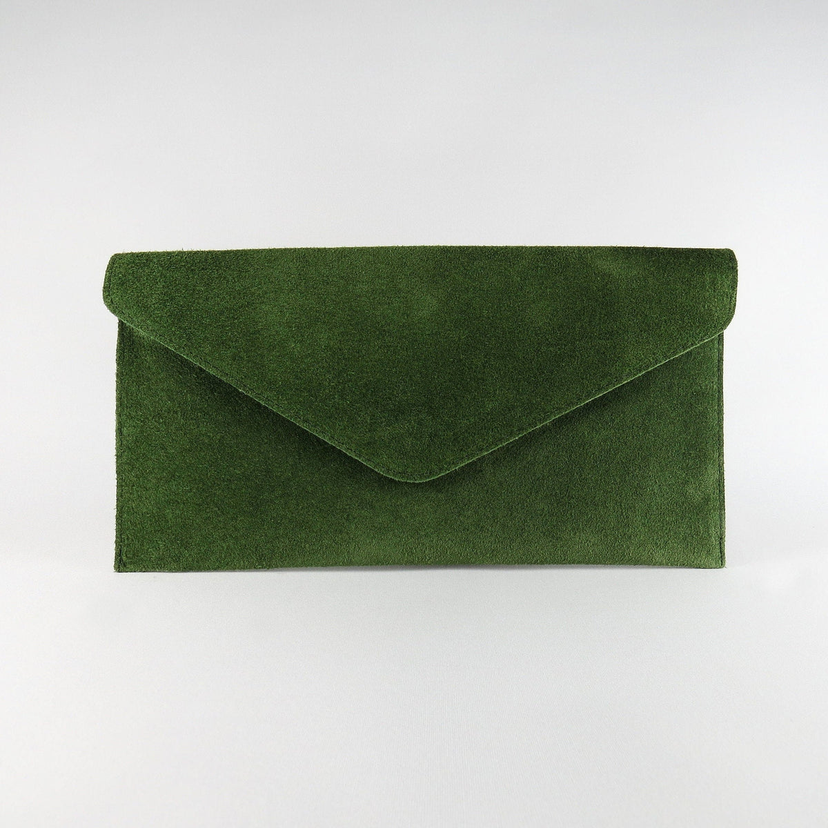 Olive Green envelope clutch bag