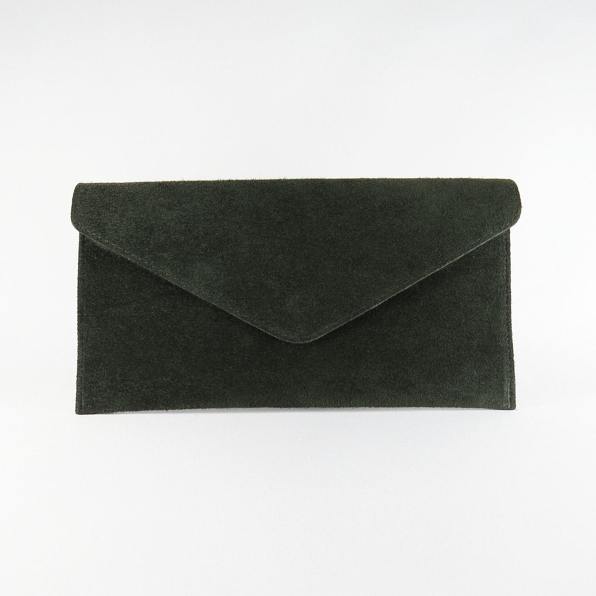 Dark Green envelope clutch bag
