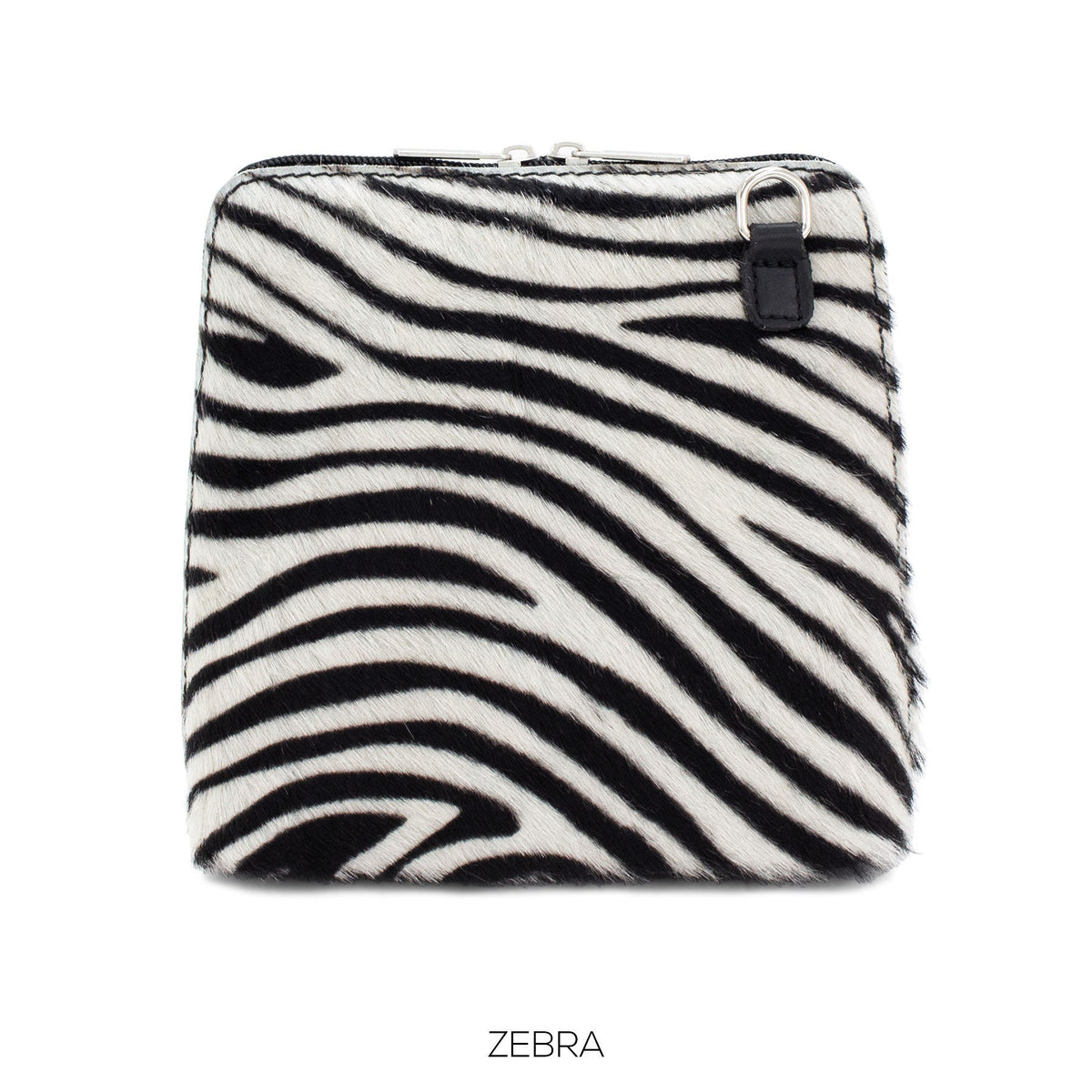 Genuine Suede Leather Animal Print Crossbody Bag VERA PELLE Real Italian Suede Leather Small Crossbody Shoulder Bag Suede Bag Cute Crossbody